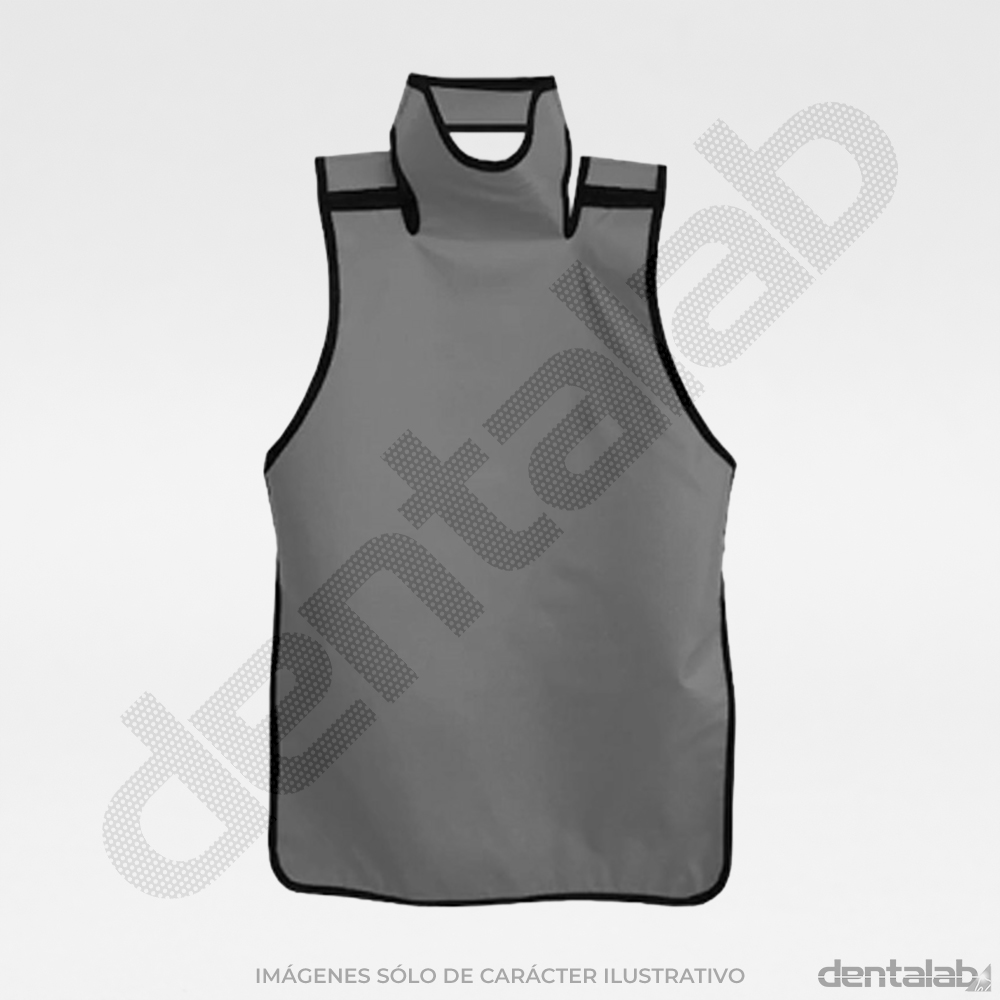 Chaleco Plomado con Protección de Tiroides