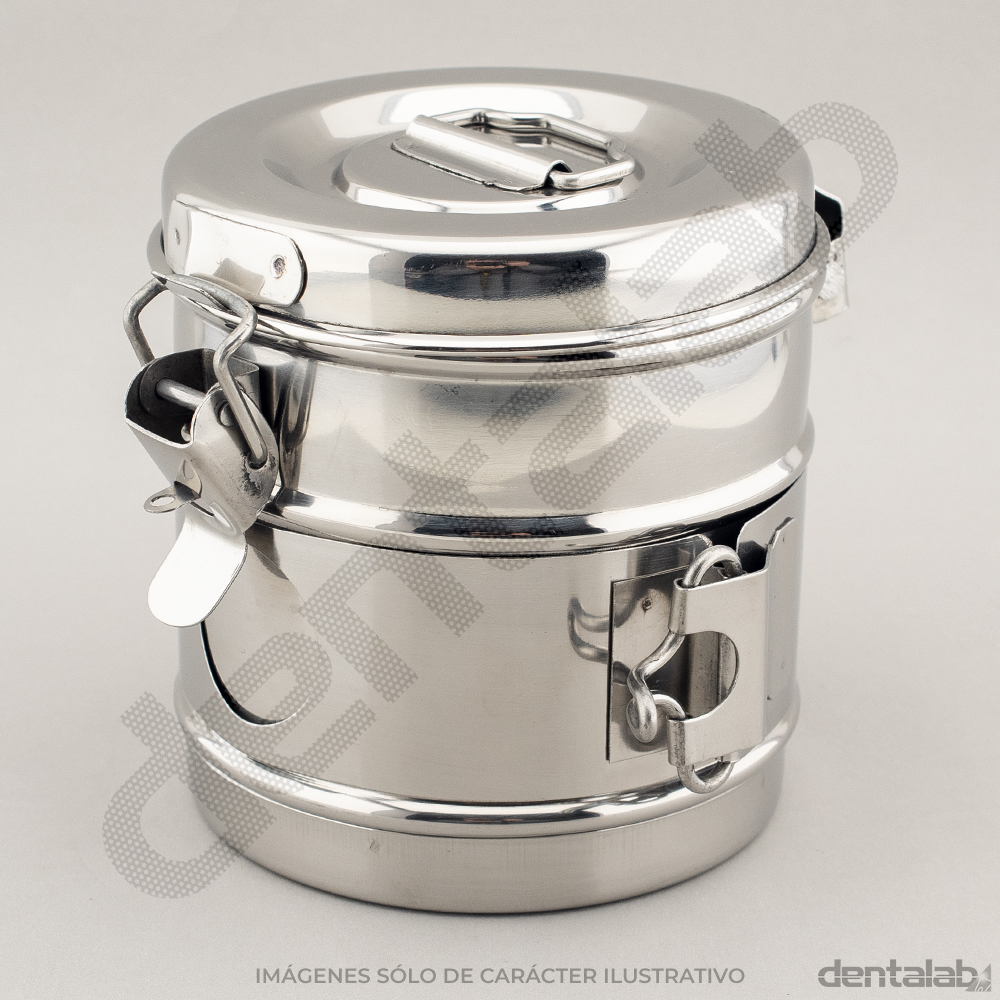 Tambor de Acero Inoxidable para Esterilización 10 x 10cm PS