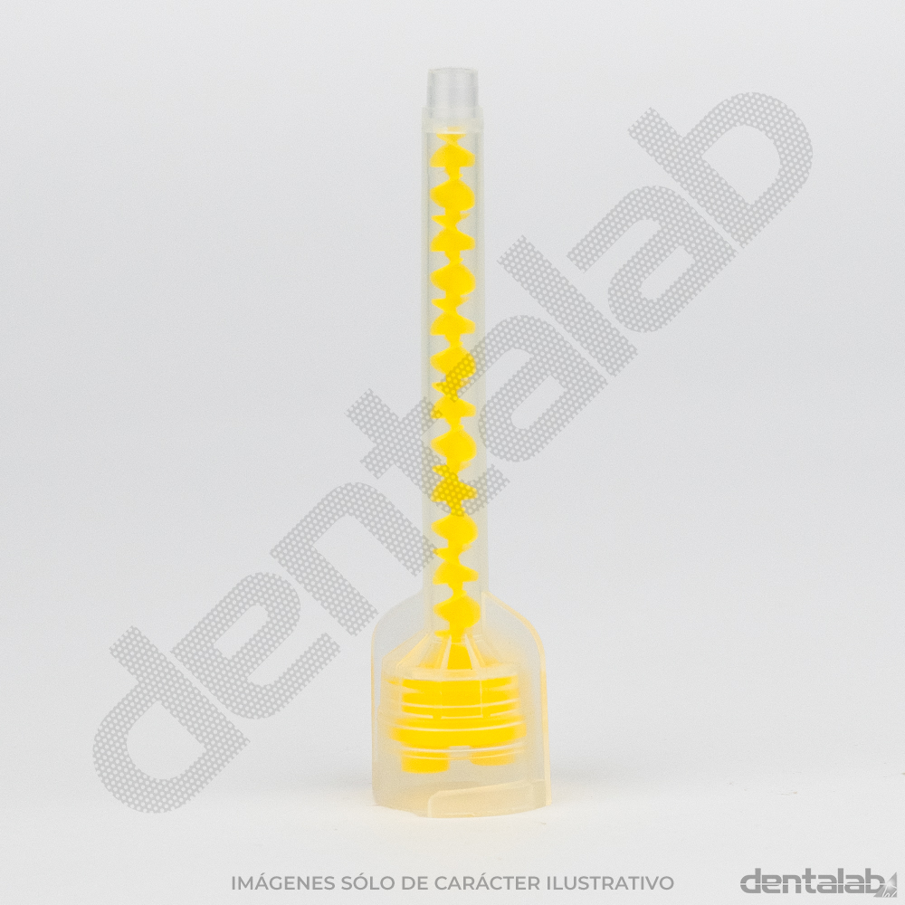 Puntas Mezcladoras Easydent • #2 Amarilla • para Silicona Regular x Unidad