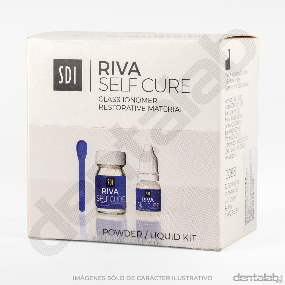 Ionómero Vítreo para Obturación Auto SDI RIVA SC Avío x 15g A3