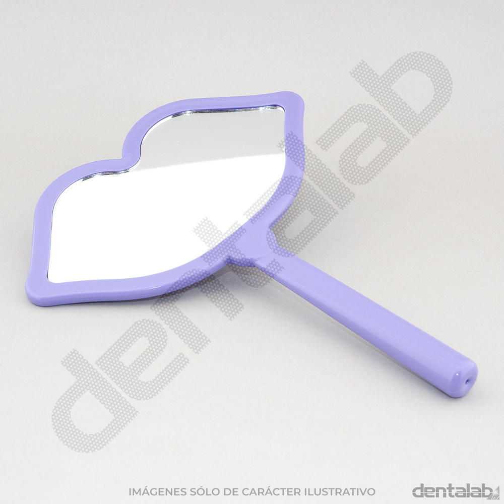 Espejo Boca con Mango Violeta
