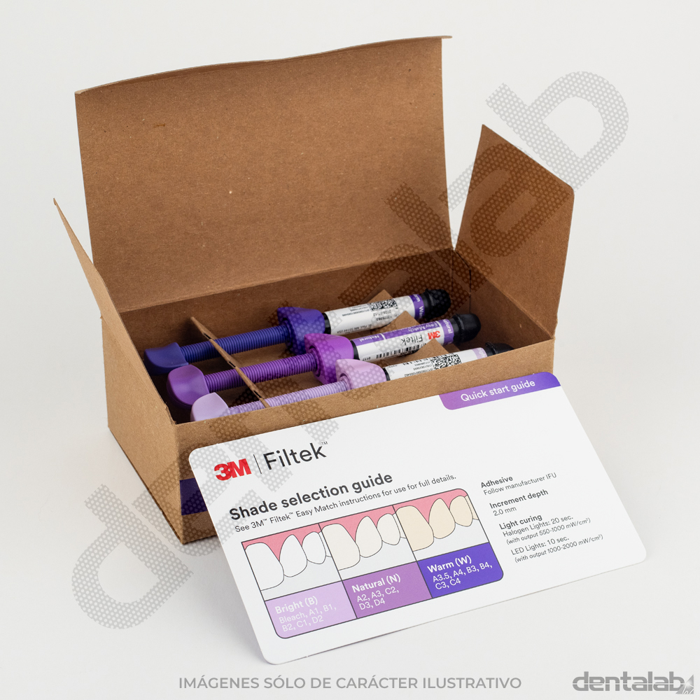 Composite 3M • Filtek™ Easy Match Universal Restorative • 3 Jeringas x 4g