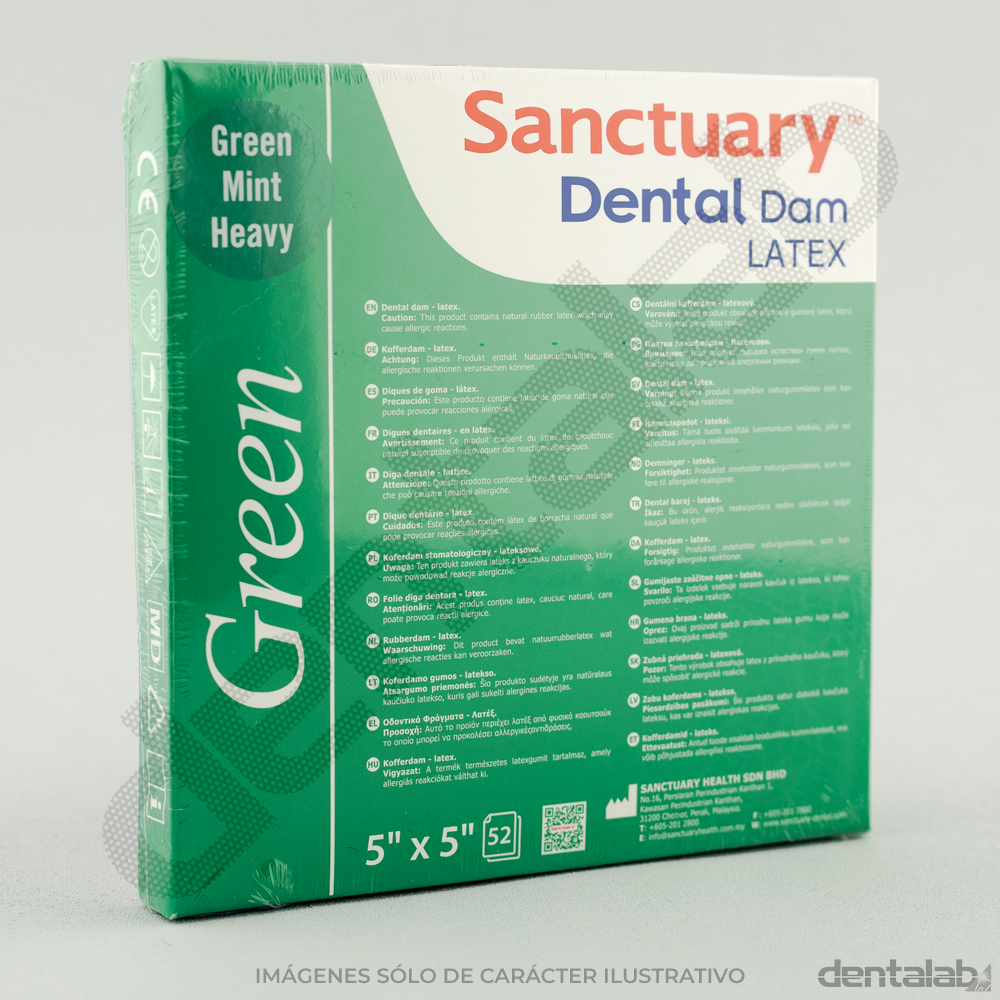 Goma Dique Verde 5x5