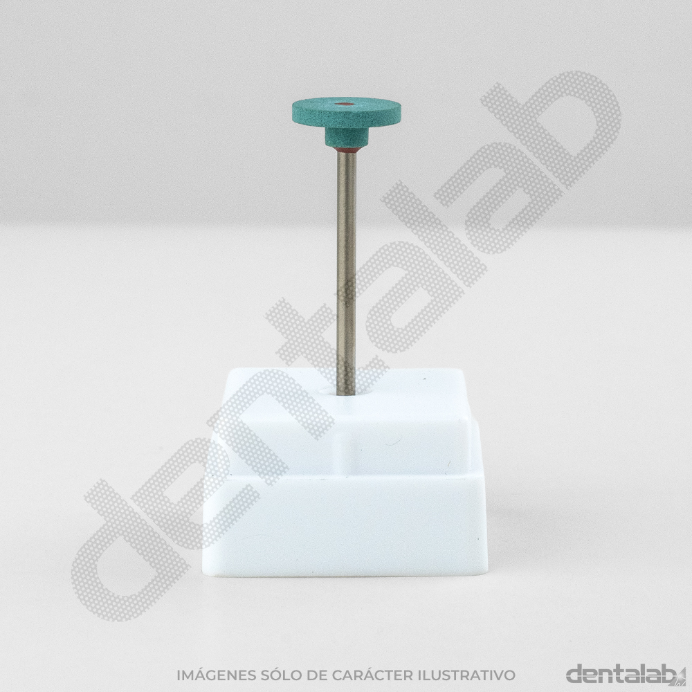 Piedra Diamante Verde PM Rueda para Zirconio, Disilicato y Cerámica DG012 13 x 2mm • EASYDENT