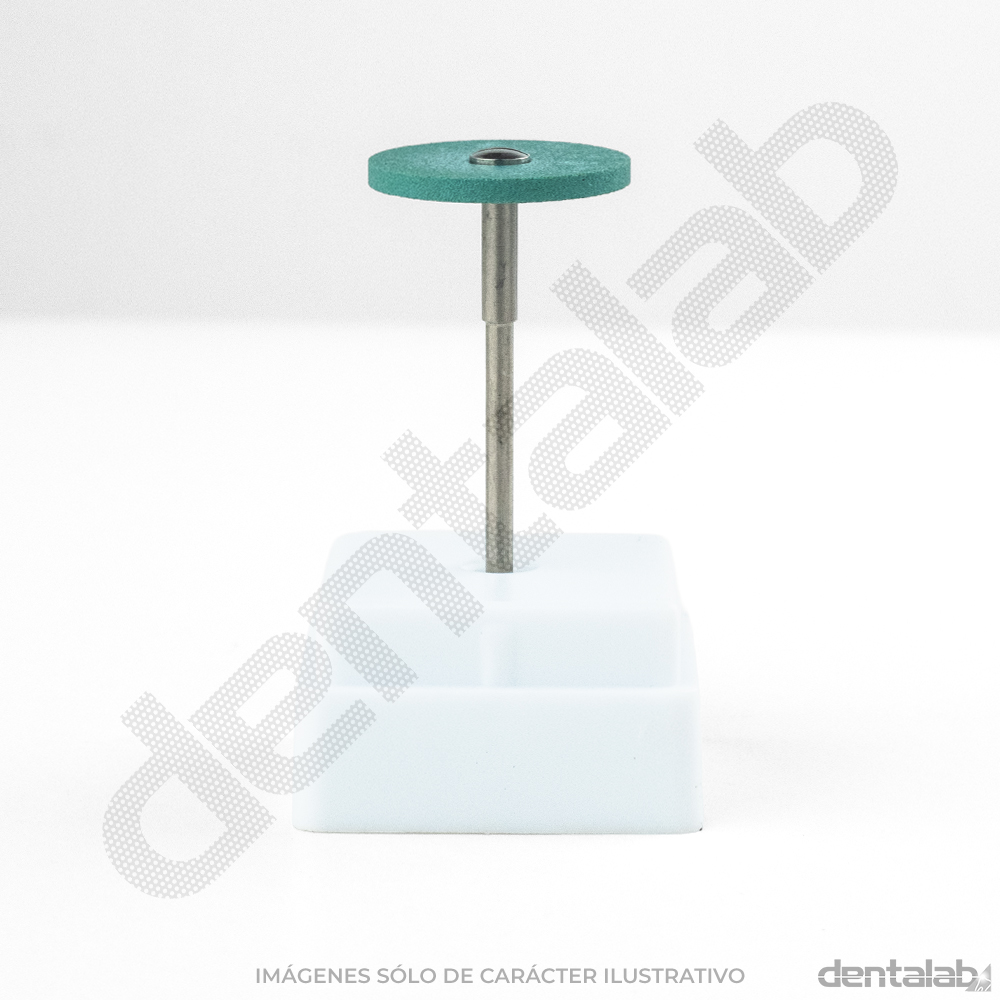 Piedra Diamante Verde PM Rueda para Zirconio, Disilicato y Cerámica DG005 22 x 2mm • EASYDENT