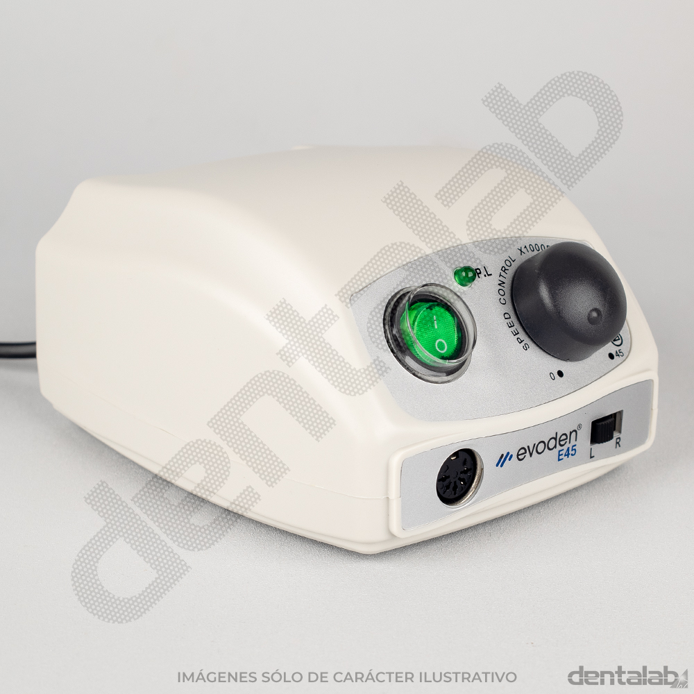 Micromotor Eléctrico para Laboratorio • 45000 rpm • 3.2 Ncm • EVODEN