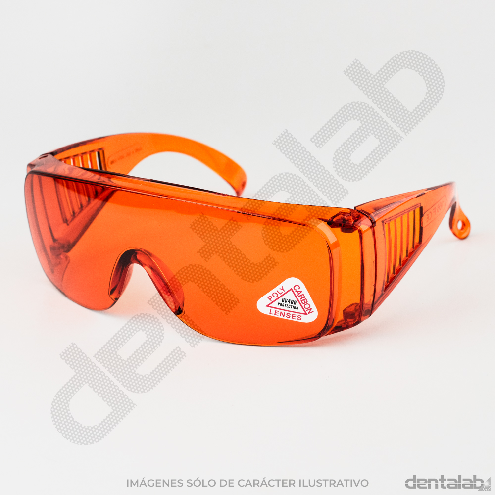 Anteojos Protectores Naranja DOCHEM para Fotocurado