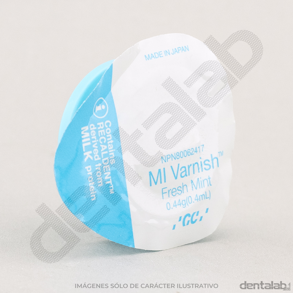 Barniz MI Varnish Fluorado Menta • GC • Monodosis 0.4ml