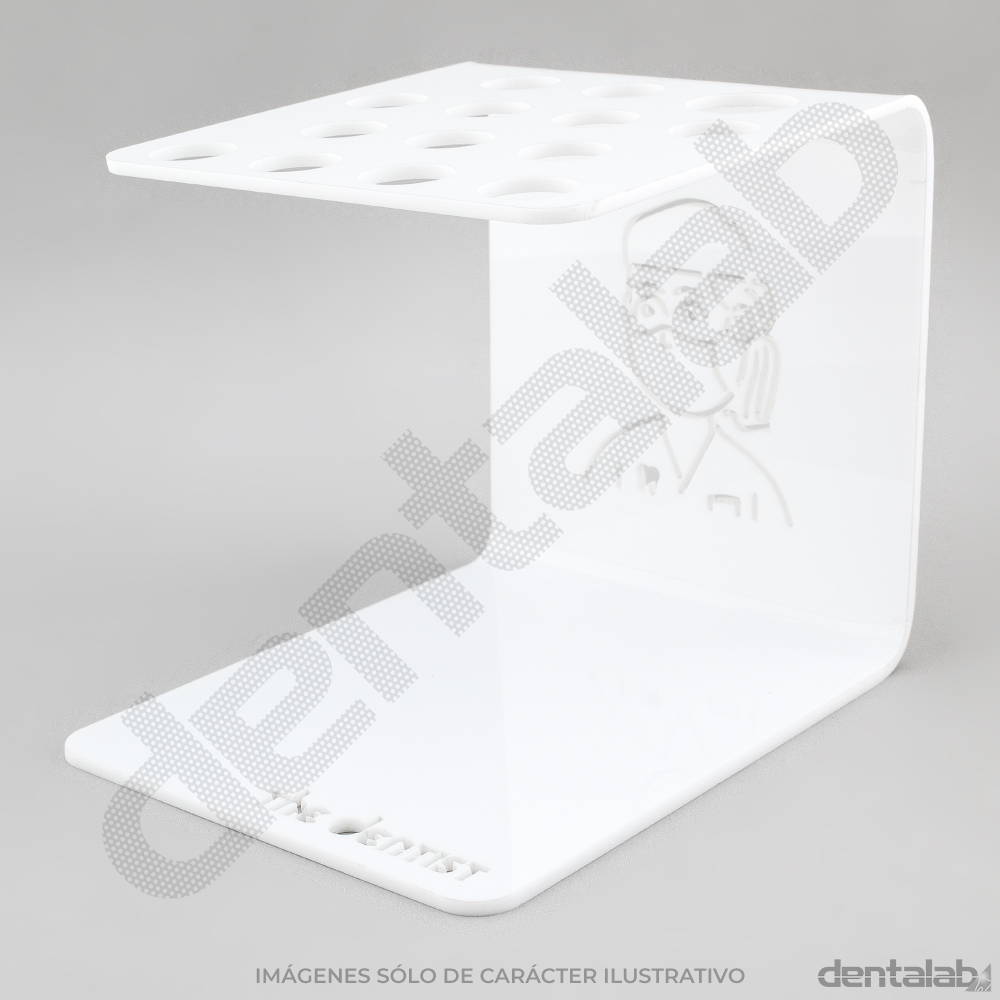 Organizador Slide D3 (Dra.) para Jeringas e Instrumental (13+1) • Blanco • VEESLIDE