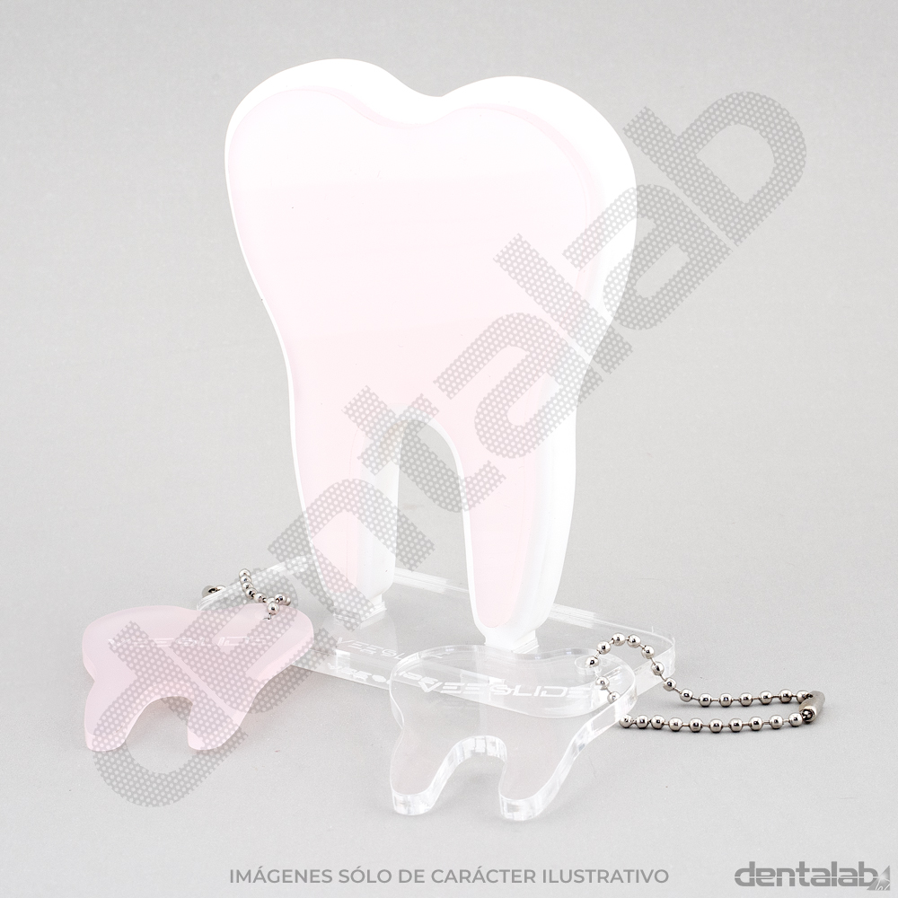 Accesorio Slide Deco Muela Glam + 2 llaveros • Rosa • VEESLIDE