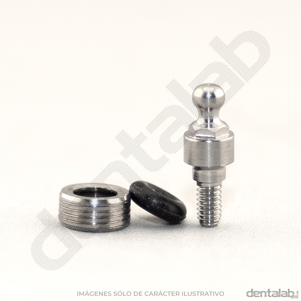 Pilar Ball-Attached Altura 2 con Cazoleta y O'Ring Ø3,0 HI