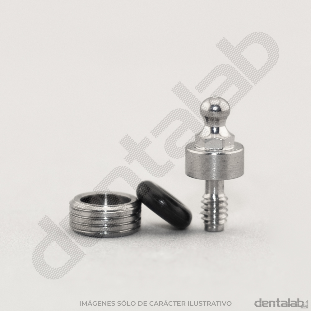 Pilar Ball-Attached Altura 2 con Cazoleta y O'Ring Ø4,1 HE