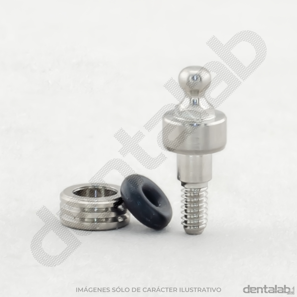 Pilar Ball-Attached Altura 2 con Cazoleta y O'Ring Ø4,3 Tree Channel