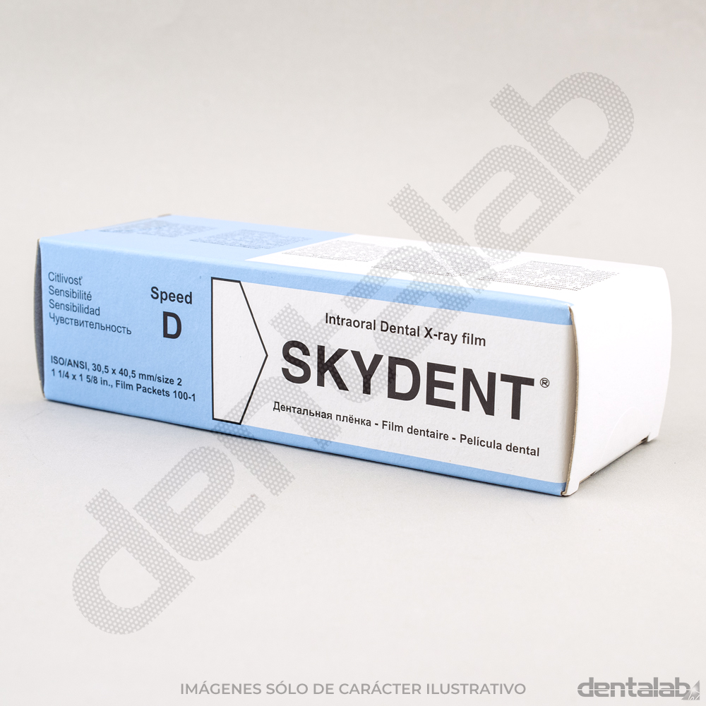 Películas Radiográficas SKYDENT • D-Speed • X Ray Film x 100 und.