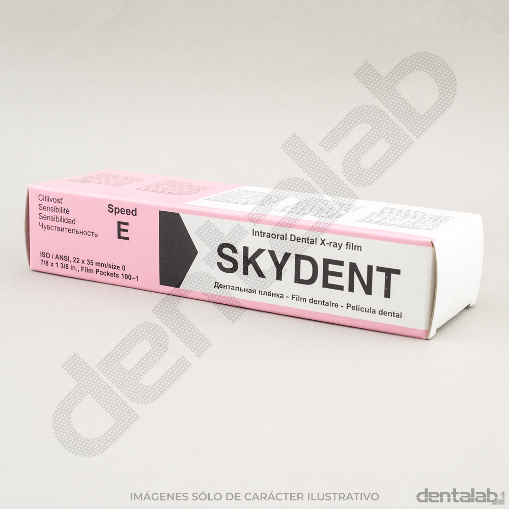 Películas Radiográficas SKYDENT Niños • E-Speed • X Ray Film x 100 und.