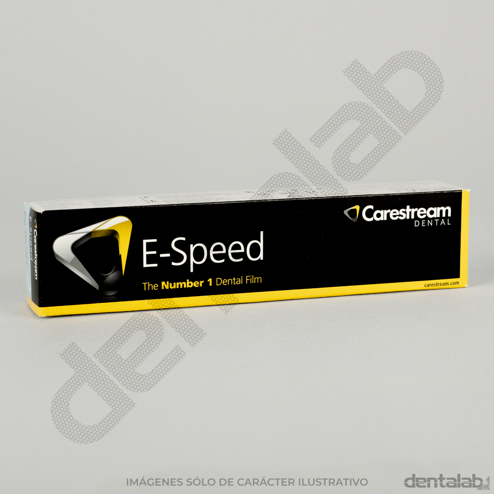 Películas Radiográficas Kodak Rapidas E-Speed Carestream x 150 und.