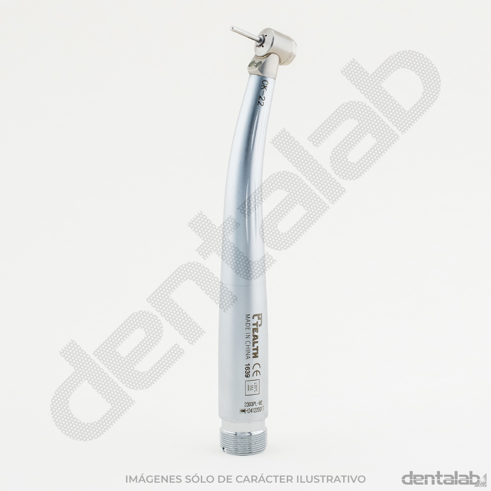 Turbina CK-22 Mini (Odontopediatría) • LED • Push Button • 4 Spray • 350.000 rpm • 2303PLB2 • TEALTH