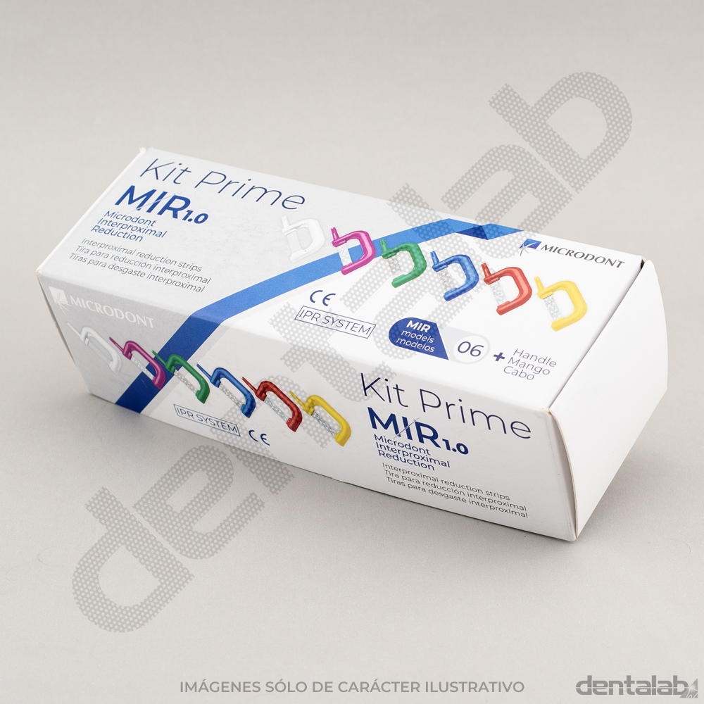Kit Desgaste Interproximal Prime MIR 1.0 x6 und. + Mango • Microdont