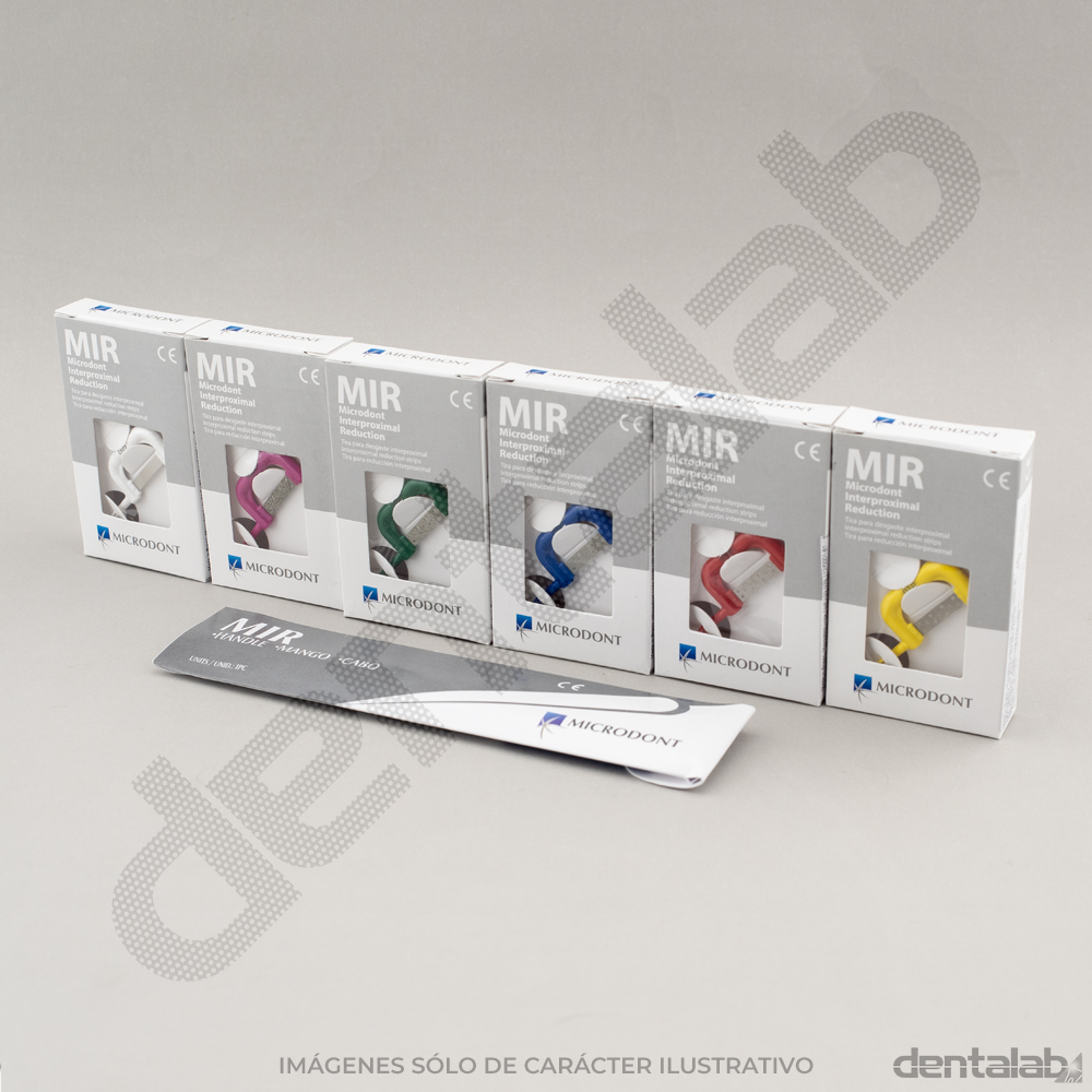 Kit Desgaste Interproximal Prime MIR 1.0 x6 und. + Mango • Microdont